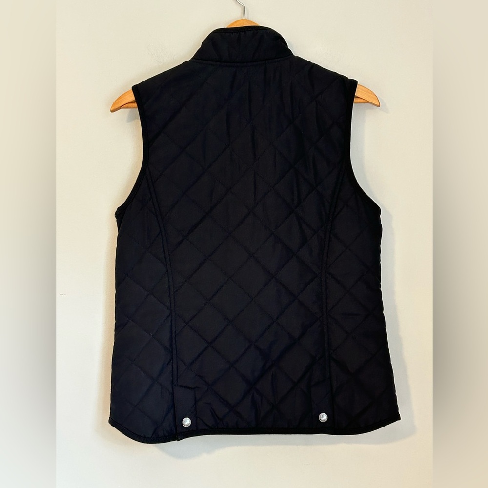 NWOT The Savile Row Co. London Black Quilted Vest with Contrast Lining Size - Picture 4 of 4